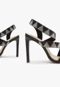 Jodie Shine Sandal(5,Hematite Crystal)