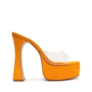 Haila Vinyl & Suede Sandal