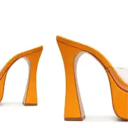 Haila Vinyl & Suede Sandal(5,Bright Sun)