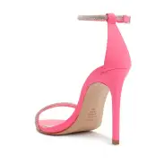 Fabienne Stretch Leather & Vinyl Sandal(5,Pink)
