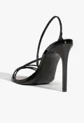 Inez Patent Leather Sandal(5,Black)