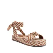 Joni Flatform Sandal(5,Light Wood)