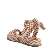Joni Flatform Sandal(5,Light Wood)