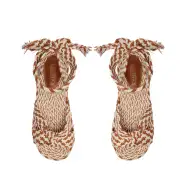 Joni Flatform Sandal(5,Light Wood)
