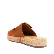 Enola Rope Flat Sandal(5,Honey Peach)