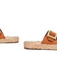 Enola Rope Flat Sandal(5,Honey Peach)
