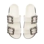 Enola Casual Sporty Sandal(5,Pearl)