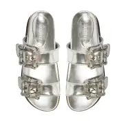 Enola Sporty Specchio  Sandal(5,Silver)