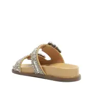 Enola Shine Sporty Leather Sandal(5,Light Wood)