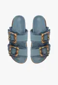 Enola Sporty Denim Sandal(5,Summer Jeans)