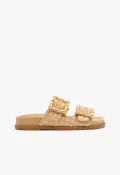 Enola Sporty Woven Leather Sandal
