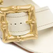 Enola Leather Sandal(5,Pearl)