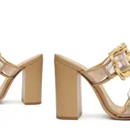 Enola Vinyl Sandal(5,Light Beige)