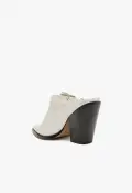 Jeane Casual Leather Pump(5,White)