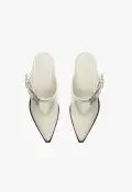 Jeane Casual Leather Pump(5,White)