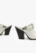 Jeane Casual Leather Pump(5,White)