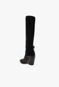 Jeane Leather Boot(5,Black)