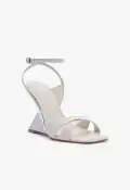 Jill Nappa Leather Sandal(5,Pearl)