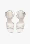 Jill Nappa Leather Sandal(5,Pearl)