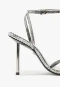 Eva Sandal(5,Silver)