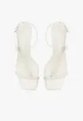 Heloise Patent Leather Sandal(5,White)