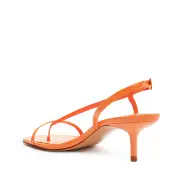 Heloise Patent Leather Sandal(5,Orange)