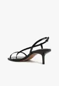 Heloise Patent Leather Sandal(5,Black)