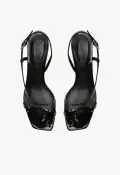 Heloise Patent Leather Sandal(5,Black)