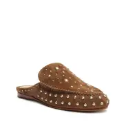 Evie Casual Suede Flat(5,Tan)