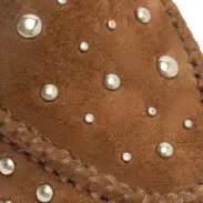 Evie Casual Suede Flat(5,Tan)