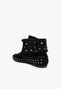 Evie Suede Bootie(5,Black)