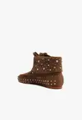 Evie Suede Bootie(5,Tan)