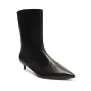 Gail Nappa Leather Bootie(5,Black)