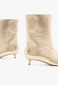 Gail Smashed Metallic Bootie(5,Gold)