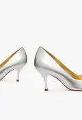 Giordana Leather Pump(5,Silver)