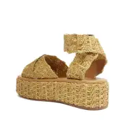 Jami Flatform Sandal(5,Beige)