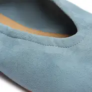 Eudora Nubuck Flat(5,Denim)