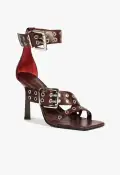 Jess Sandal(5,Cherry Wine)