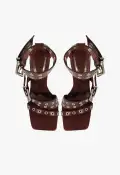 Jess Sandal(5,Cherry Wine)