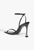 Joanna Patent Leather Sandal(5,Black)