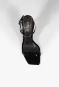 Joanna Patent Leather Sandal(5,Black)