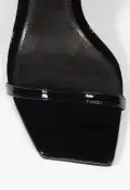 Joanna Patent Leather Sandal(5,Black)
