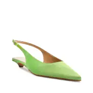 Evan Casual Satin Flat(5,Green)