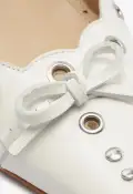Hilly Leather Pump(5,White)