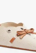 Hilly Linen Pump(5,Beige)
