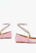 Jaycie Satin Flat(5,Pink)