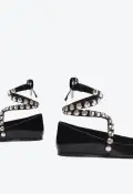 Jaycie Patent Leather Flat(5,Black)