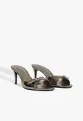 Jane Mule Sandal(5,Silver)
