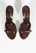 Jane Mule Sandal(5,Dark Brown)