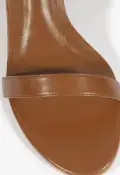 Irina Mid Leather Sandal(5,Brown)